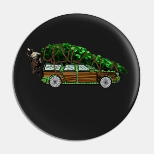 Christmas Tree Vacation Car Pin