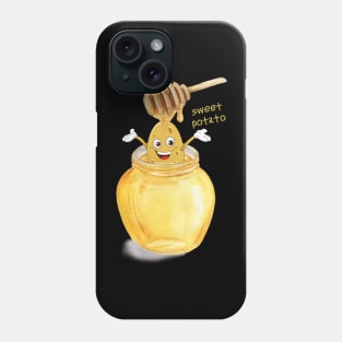 Funny sweet potato Phone Case