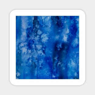 Deepest navy watercolor Magnet