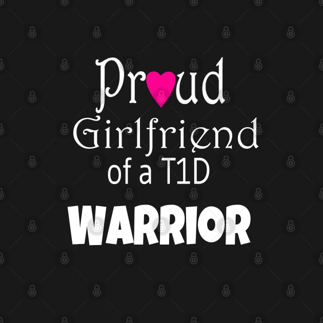 Proud Girlfriend - White Text - Pink Heart by CatGirl101