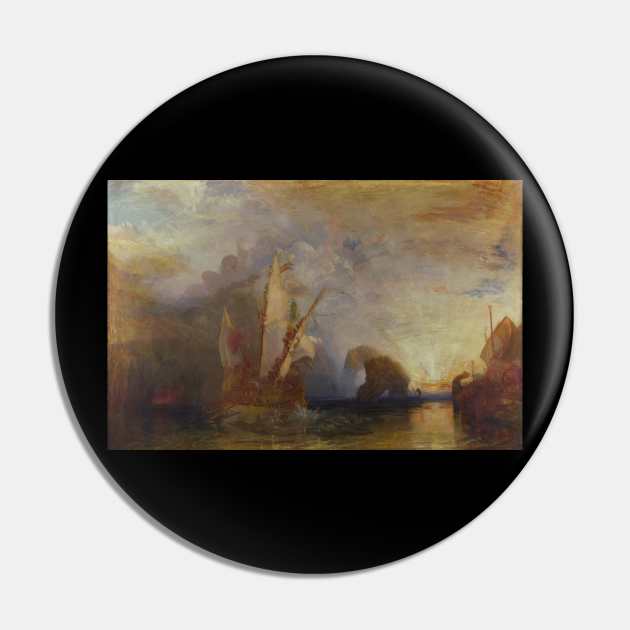 Ulysses deriding Polyphemus - Homer's Odyssey Pin by Art_Attack