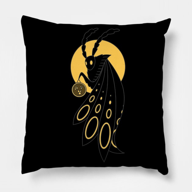 Mothman Pillow by maryallen138