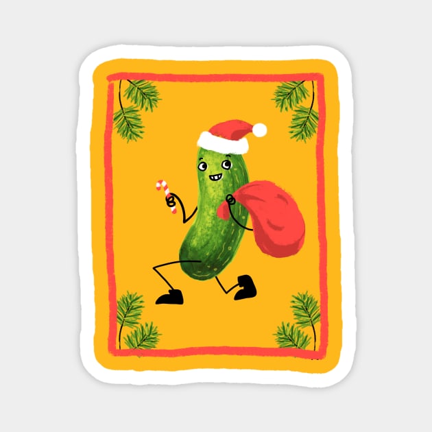 Christmas Pickle Magnet by littleclyde