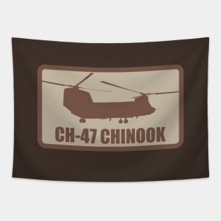 CH-47 Chinook Patch (desert subdued) Tapestry