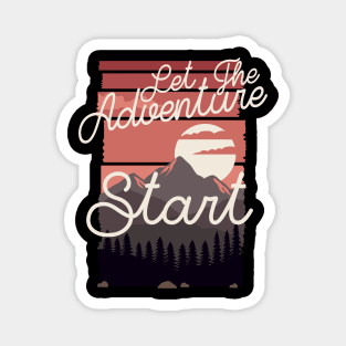 Let The Adventure Start Magnet