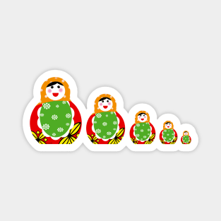 nesting dolls Magnet