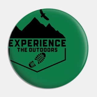 Experience the outdoors, Make more adventure Pin