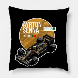 Ayrton Senna 1985 Estoril Pillow