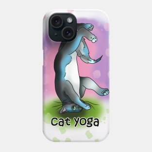 Cat yoga 2 Phone Case