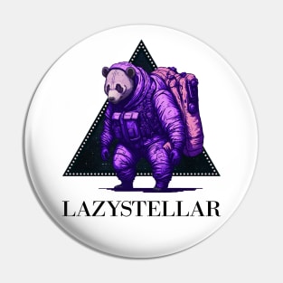 Panda Astronaut - Lazystellar Pin
