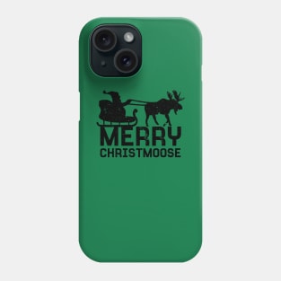 Merry Christmoose Funny Moose Shirt Christmas Pajama for Moose Lovers Phone Case