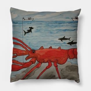 The Monster Lobster Pillow