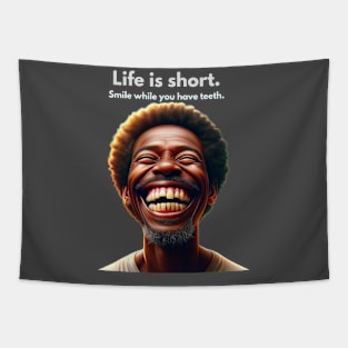 Life is short Tapestry