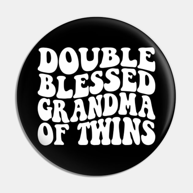 Double Blessed Grandma Of Twins Pin by GreenCraft