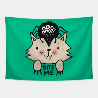 BITE ME Tapestry