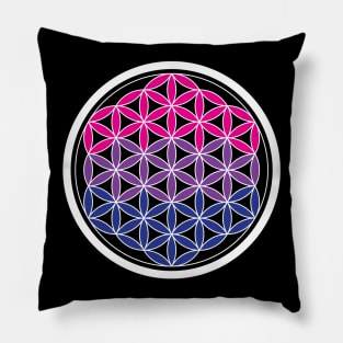 bisexual sacred geometry Pillow