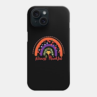 Thanksgiving Rainbow Phone Case