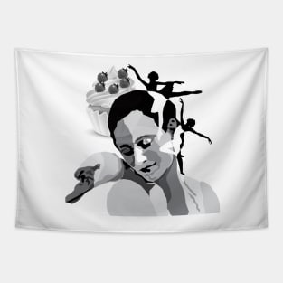 Anna Pavlova vintage portrait Tapestry