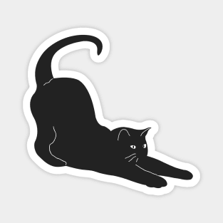 BLACK CAT STRETCH Magnet