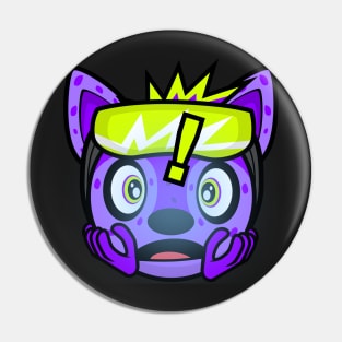 SHOCKED HYPER HYENA Pin