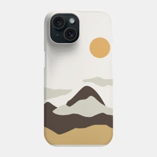 Boho minimal Landscape Phone Case