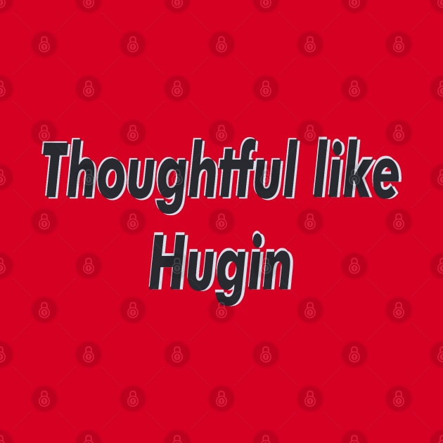 Thoughtful like Hugin by Orchid's Art