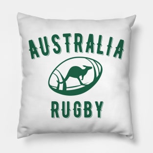 Australia Rugby - Straya Wallaby Rugby Gift for Rugby lovers who adore Australia. Pillow