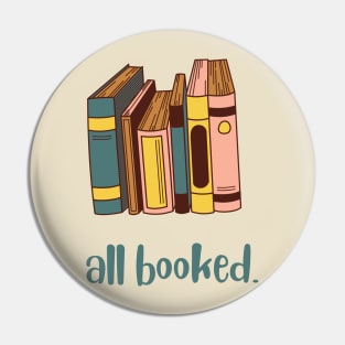 All Booked Pin