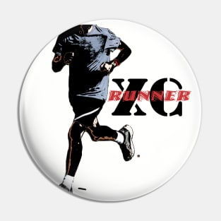 Cross country runner Pin