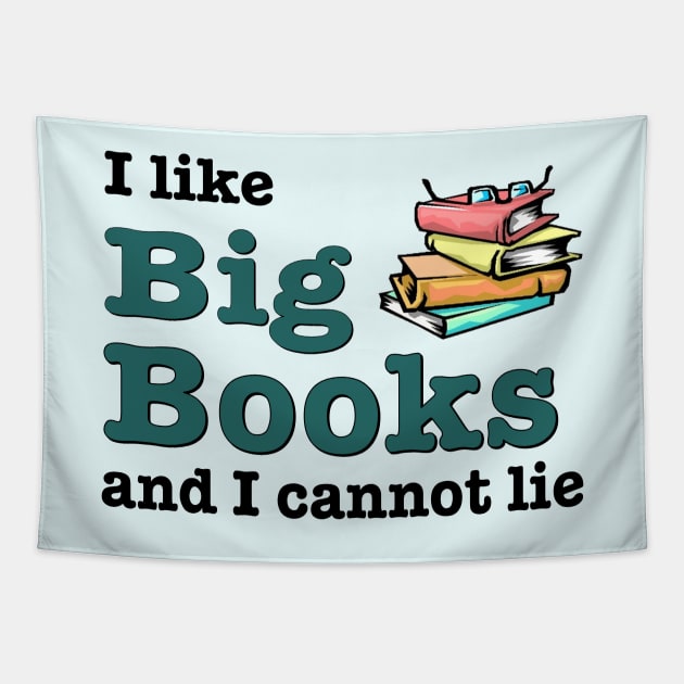 I like big books and I cannot lie with cartoon books Tapestry by pickledpossums