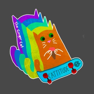 Skater Cat T-Shirt