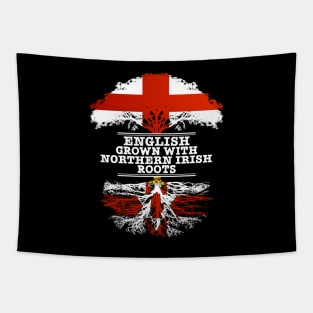 English Grown With Northern Irish Roots - Gift for Northern Irish With Roots From Northern Ireland Tapestry