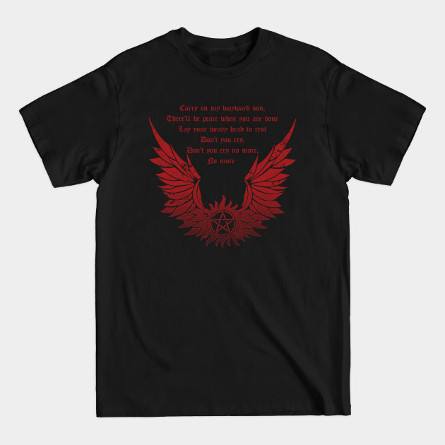 Discover CARRY ON WAYWARD SON - Supernatural - T-Shirt