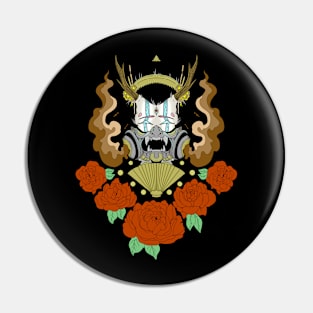 Oni Cyber Geisha Demon Japanese Pin