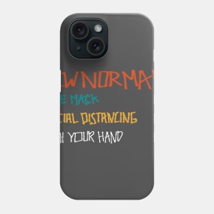 New Normal Social Distancing Face Mask 2020 Phone Case