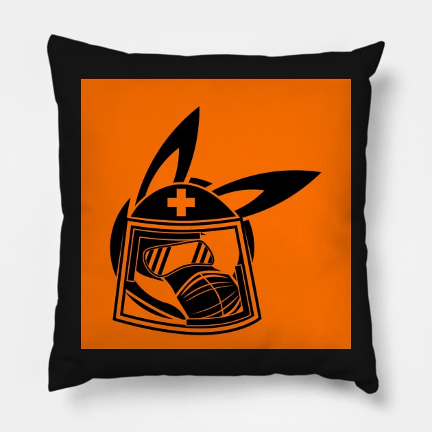 MOULE Head Medical Logo Orange Pillow by MOULE