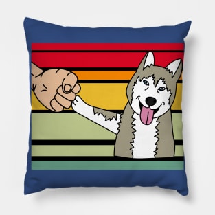 Best Retro Dog Owner Of All Time Pillow