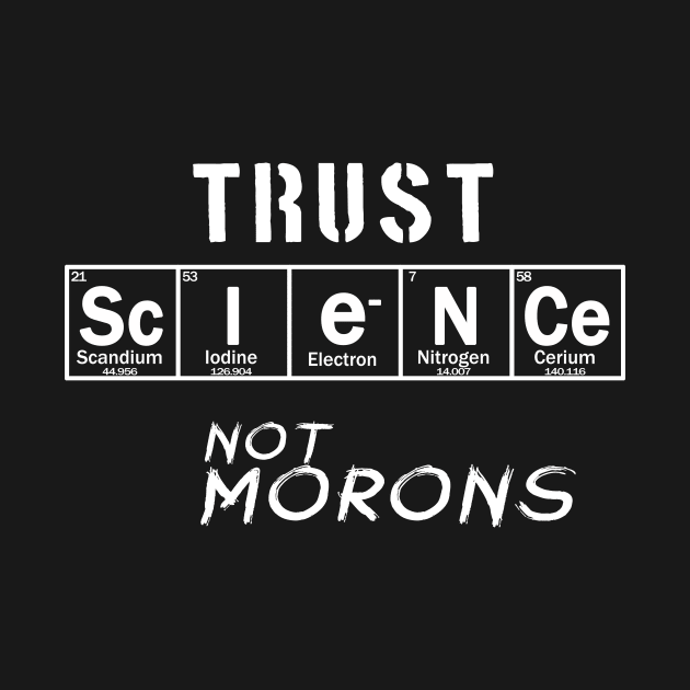 TRUST SCIENCE NOT MORONS by Context