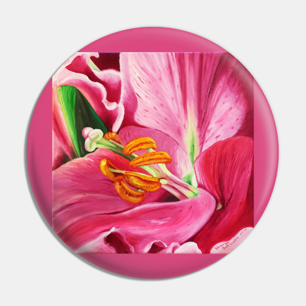 Lily Acrylic Painting Lily Pin Teepublic