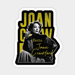 Bette Smoking - joan crawford Magnet