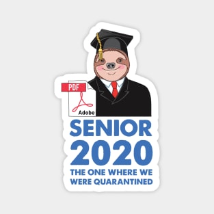 Sloth Senior 2020 Magnet