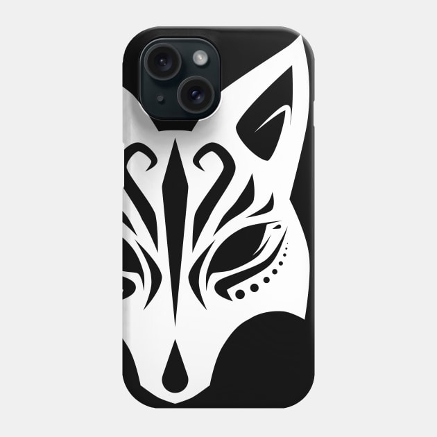 Kitsune Mask v1 Phone Case by Anrui