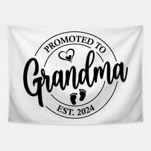 Promoted to Grandma est. 2024 Tapestry