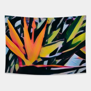 Tropical Bird of Paradise Tapestry
