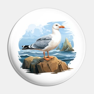 Cute Seagull Pin