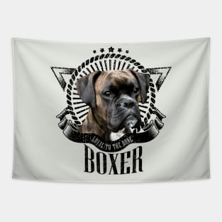 Boxer dog Tapestry