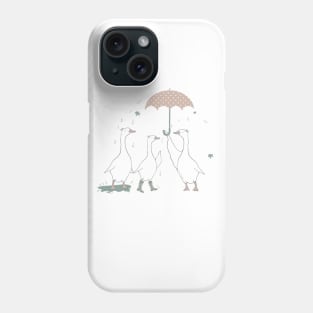 Сute ducks family 2 Phone Case