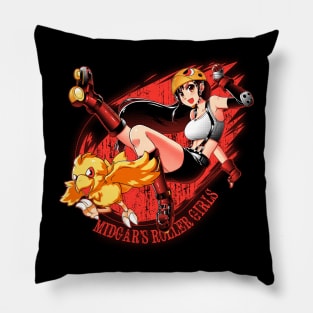 Midgar's Roller Girls Pillow