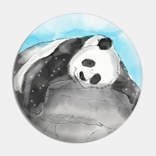 Happy Dreaming Panda Pin