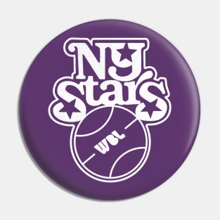 Retro Womens New York Stars Basketball Champs 1975 Pin